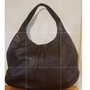 Nordstrom Chocolate Brown Hobo Tote Bag